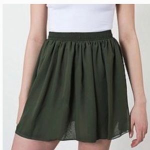 American Apparel Chiffon Mini Skirt Size M/L